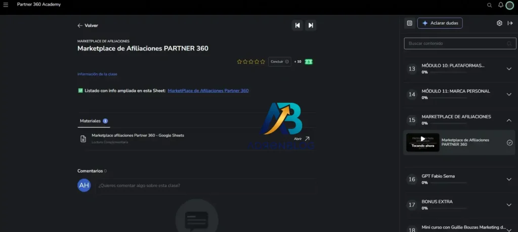 captura marketplace partner 360 hotmart