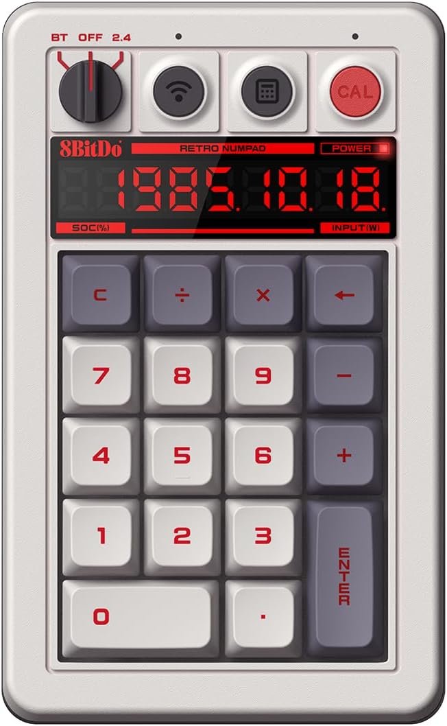 8BitDo Retro 18 Mechanical Numpad